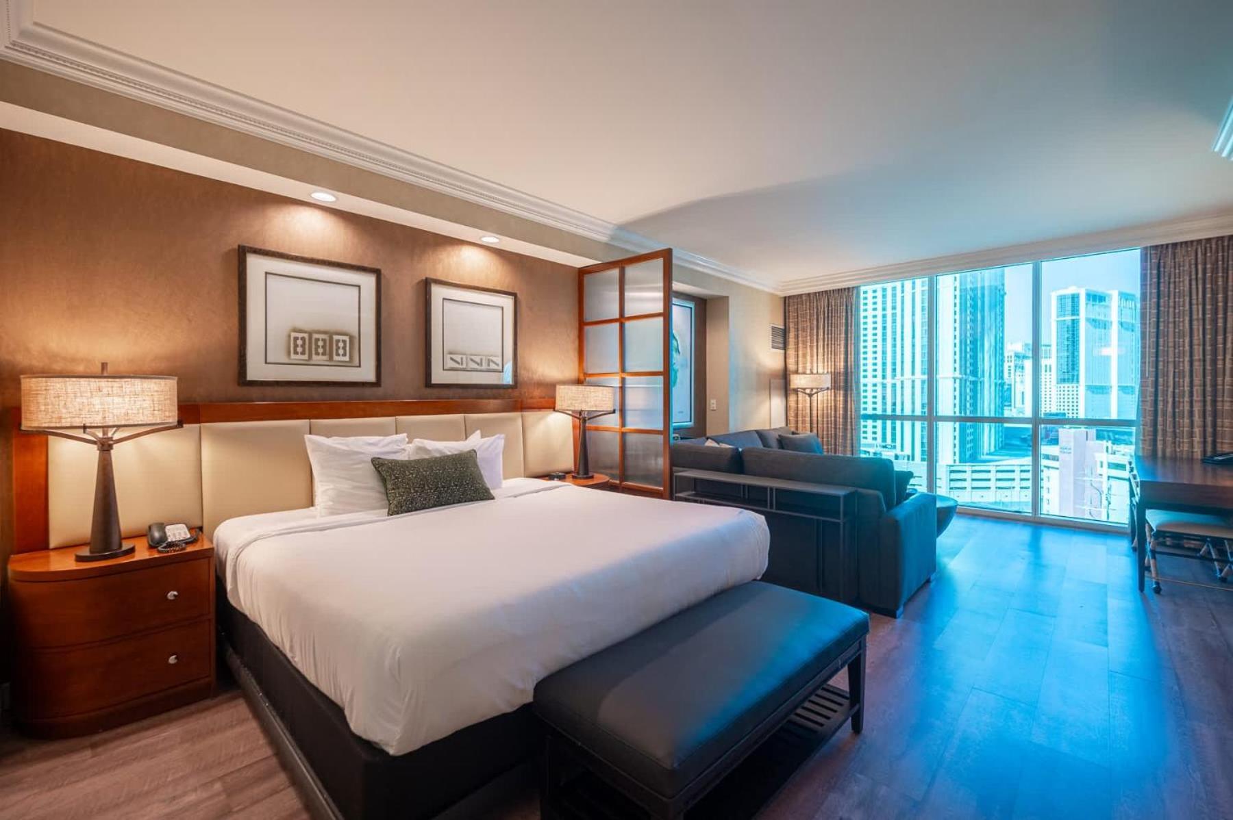 No Resort Fee Strip View Suite + Free Valet + Pool 拉斯维加斯 外观 照片